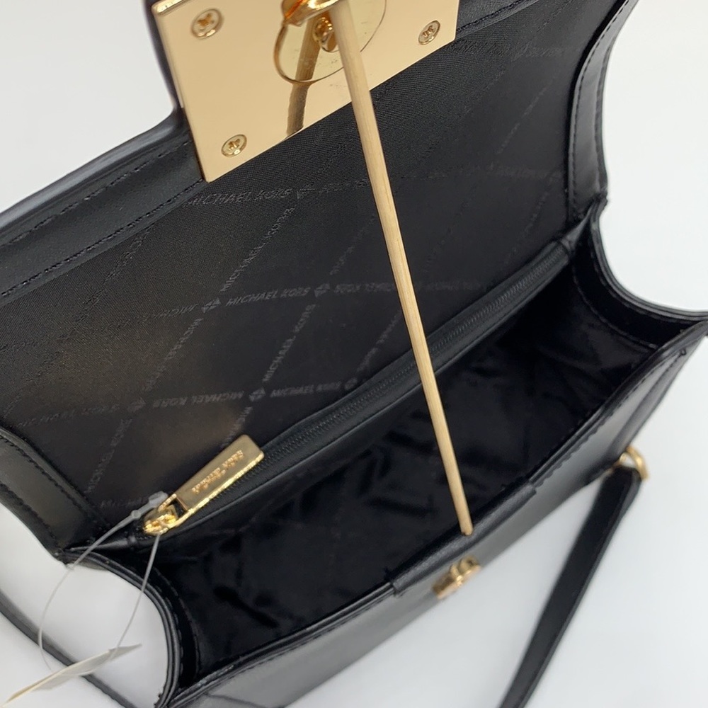 MICHAEL KORS SONIA SMALL SHOULDER XBODY BLACK COLOR - Picture 13 of 16